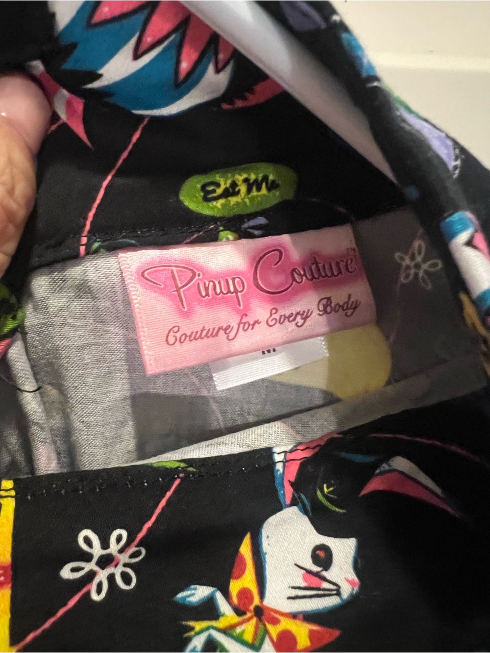 Pinup Couture x Stephanie Buscema Black Alice Skirt